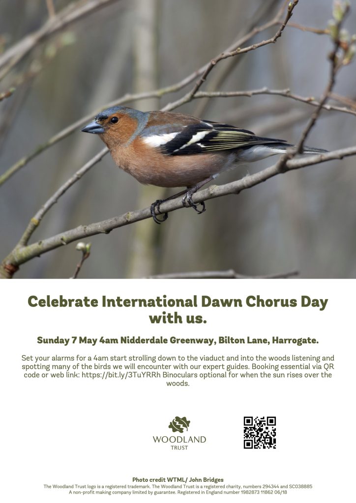 International Dawn Chorus Day, 7 May 2023 Harrogate & District